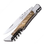 Laguiole - Fickkniv med korkskruv Olive