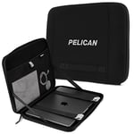 Pelican Ranger Series Housse pour Ordinateur Portable 14", Noir, poignée de Transport élastique, Fermeture éclair sécurisée, résistante à l'eau et Robuste pour MacBook Pro 14, Air, iPad Pro, HP, Noir