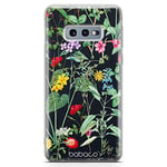 Babaco ERT Group Coque de téléphone Portable pour Samsung S10e Original et sous Licence Officielle Motif Flowers 041 Parfaitement adapté à la Forme du téléphone Portable, Coque en TPU