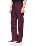 Dickies Men's Original 874 Work Utility Pants, Red (Maroon), 32W / 32L