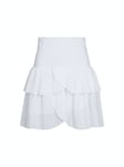 Neo Noir Carin Structure Skirt - Off White Hvit 40 22-2