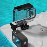 Yiwa clé en caoutchouc souple boîtier étanche coque pour GoPro Hero 8 noir plongée étui de Protection filtres pour Gopro8 Action Camera r40