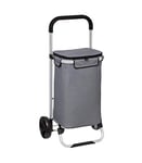 Chariot de Courses Cadre Aluminium Sac fraîcheur 40 litres Fermeture éclair