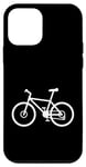 Coque pour iPhone 12 mini VTT VTT Trail Bike Silhouette Minimaliste Cycliste Design