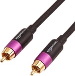 Amazon Basics RCA x RCA Audio Cable for Stereo Male Speaker or Subwoofer 7.6m