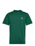 Standard Fit Left Chest Star Chev Emb Tee *Villkorat Erbjudande T-shirts & Tops Short-sleeved Grön Converse