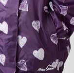 New Peter Storm Girls ’ Patterned Packable Waterproof Jacket 9-10 Years