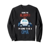 I'm Going To Be A Oma Police Car Baby Reveal Party Sweatshirt