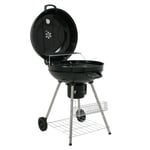 BBQ-Toro Bouilloire grill "Birch" 57 cm | surface du grill Ø 55 cm | bouilloire grill barbecue charbon de bois, barbecue avec couver