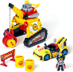 T-RACERS Turbo Crane Challenge  Crane and Accessories with exclusive driver and