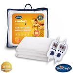 Quilted Heated Mattress Topper with Pre-Heat Timer - Super King Size