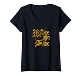 Womens Pittsburgh Football Ride or Die V-Neck T-Shirt