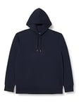 GANT Men's REG Tonal Shield Hoodie Hooded Sweatshirt, Evening Blue, M