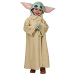 Non communiqué Set de 2 pièces Cape Chapeau Cosplay pour enfant Star Wars Bébé Yoda L (120-130cm)