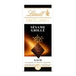 Tablette De Chocolat Noir Sésame Grillé Excellence Lindt - La Tablette De 100 G