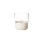 Villeroy & Boch - Manufacture Rock blanc Ensemble de verres à whisky, 4 pièces. Ensemble de verres pour whisky et cocktails, 250 ml, Verre en cristal, Aspect ardoise blanc mat