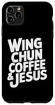 Coque pour iPhone 11 Pro Max Café Wing Chun et Jésus