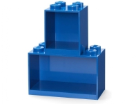 Room Copenhagen LEGO Regal Brick Shelf 8+4, Set 41171731 (blue, 2 shelves)