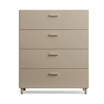 Relief Relief byrå bred med ben 82x92,2 cm beige