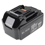 vhbw Batterie compatible avec Makita HP451RFE, HP457DWE, GD800DZ, HP457D, HP454DRFX, HP454D, HP454DZ outil électrique (4000 mAh, Li-ion, 18 V)
