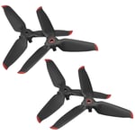 SENHAI 2 Pairs FPV Propellers Compatible with DJI FPV Combo Drone, Propellers Wings for View Drone UAV Quadcopter with 4K Camera - Red Edge
