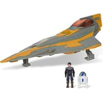 Toys Star Wars - Micro Galaxy Squadron - 5`` Anakin Skywalker`s Jedi Sta Toy NEW