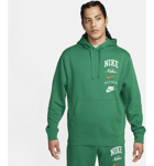Nike Men's Pullover Hoodie Club Fleece Urheilu MALACHITE/SAIL
