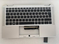 HP EliteBook x360 1030 G7 M16980-081 Danish Danca Keyboard Denmark Palmrest NEW