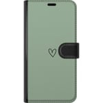 Motorola Edge 40 Pro Svart Plånboksfodral Hjärta