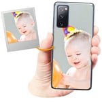 Coverpersonalizzate.it Personalised phone case for Samsung Galaxy S20 FE - DIY with your own photo, image or text - Soft customized case in transparent tpu printing
