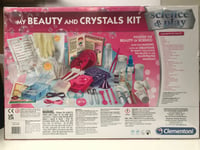 Clementoni 6 in 1 My Beauty & Crystals Kit (8+ Years)  SCIENCE AND PLAY New Free
