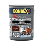 BONDEX - Lasure Bois Protection Extrême - Anti-UV/Humidité - Haute Résistance - Séchage Rapide - 5L - Chêne Foncé