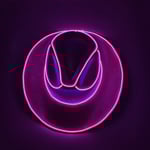 Disco Luminous Cowboy Hat Glödande Light Bar Cap Pink