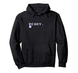 Ready C64 Home Computer 80's Retro Gamer Coder Memento Gift Pullover Hoodie