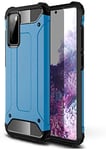 PIXFAB For Samsung Galaxy S20 FE Case, Shockproof Phone Case Cover, Protective Classic Armour, Dual Layer Stylish Design Premium Phone Case For Samsung Galaxy S20 FE 4G / 5G (6.5") - Blue
