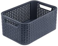 Curver Style Storage Boxs Dark Brown
