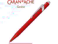 Caran D`Arche Caran D`Ache 849 Classic Line Kulspetspenna, M, Röd Med Röd Refill