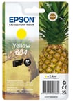 Original 604 Epson Yellow Ink Cartridge T10G440, XP-2200 XP-2205 XP-3200 XP-3205