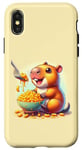 iPhone X/XS Capybaras eating Mac and Cheese Cute Capybara Case