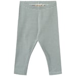 Wheat GOTS Jules Leggings I Jersey Stormy Sea Stripe | Grön | 86 cm