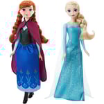Disney Frozen docka, Anna och Elsa, H: 30 cm, 2 st./ 1 förp.