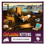Exploding Kittens Jigsaw Puzzles for Adults - Slothness of Memory - 1000 Piece Jigsaw Puzzles For Family Fun & Game Night