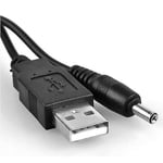 USB-laddningskabel för Seago Sonic tandborste SG-958 DC-kabel svart