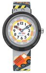 Flik Flak FBNP217 BUILD IT UP (31.85mm) White and Grey Dial Watch