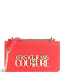 Versace Jeans Couture Logo Lock Sac porté épaule rouge