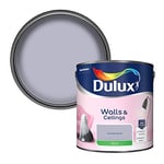 Dulux Silk Emulsion Paint For Walls And Ceilings - Lavender Quartz 2.5 Litres