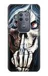 Skull Pentagram Case Cover For Motorola Moto One Zoom, Moto One Pro