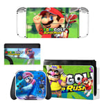 Autocollant Sticker Skin de Protection pour Nintendo Switch OLED, Mario Golf #91
