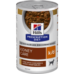 Hill's Prescription Diet Dog k/d Kidney Care Chicken & Vegetables Stew Canned - Wet Dog Food 354 g x 12