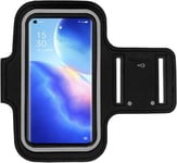 KP TECHNOLOGY Oppo Find X3 Neo Armband Case - for Running, Biking, Hiking, Canoeing, Walking, Horseback Riding and other Sports for Oppo Find X3 Neo (BLACK)